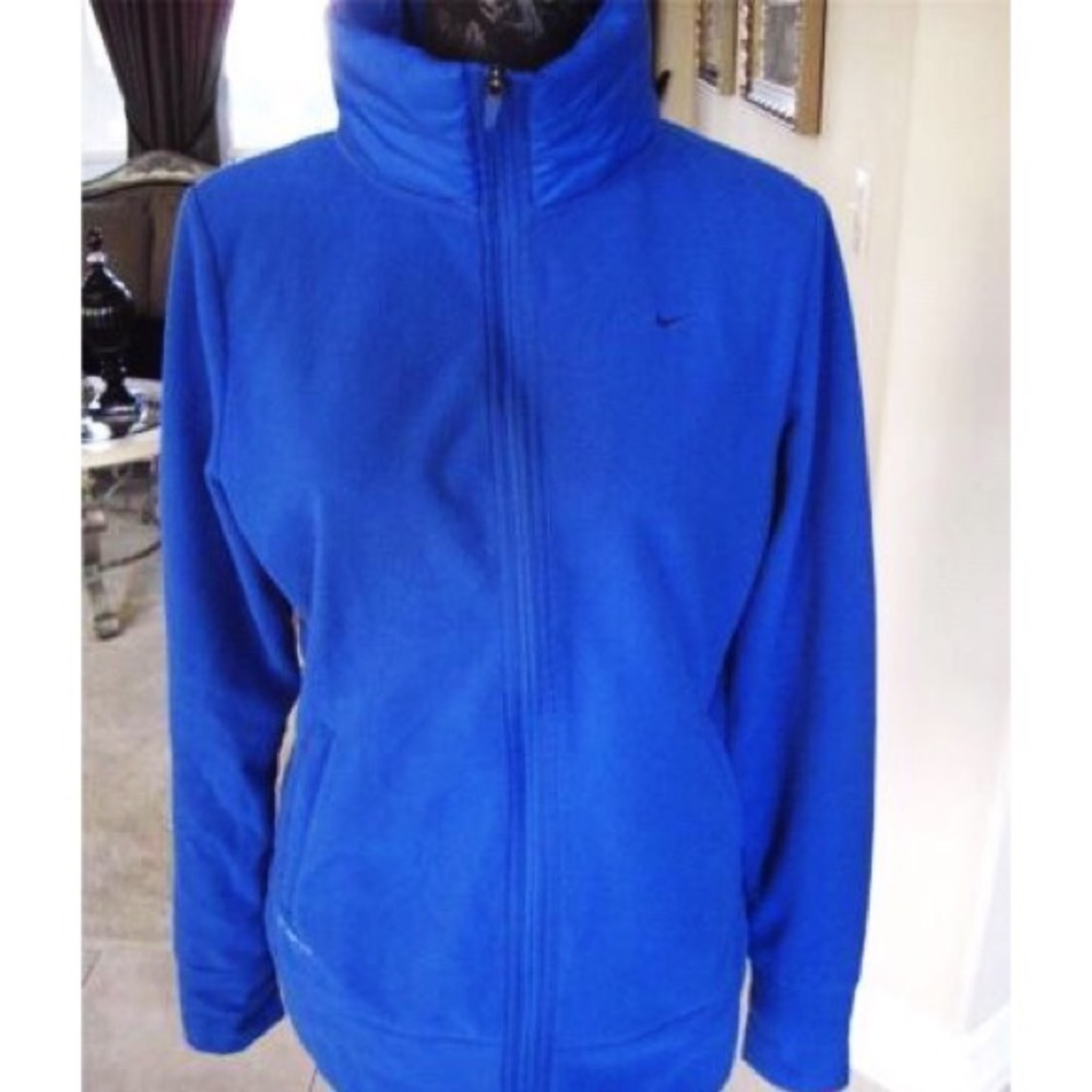 Nike Therma-Fit Fleece zip-up cobalt blue sz XS